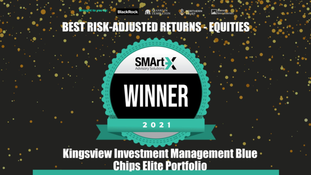 Kingsview Investment Management’s Blue Chips Elite wins the ‘2021 Best Risk-Adjusted Returns – Equities’ Award