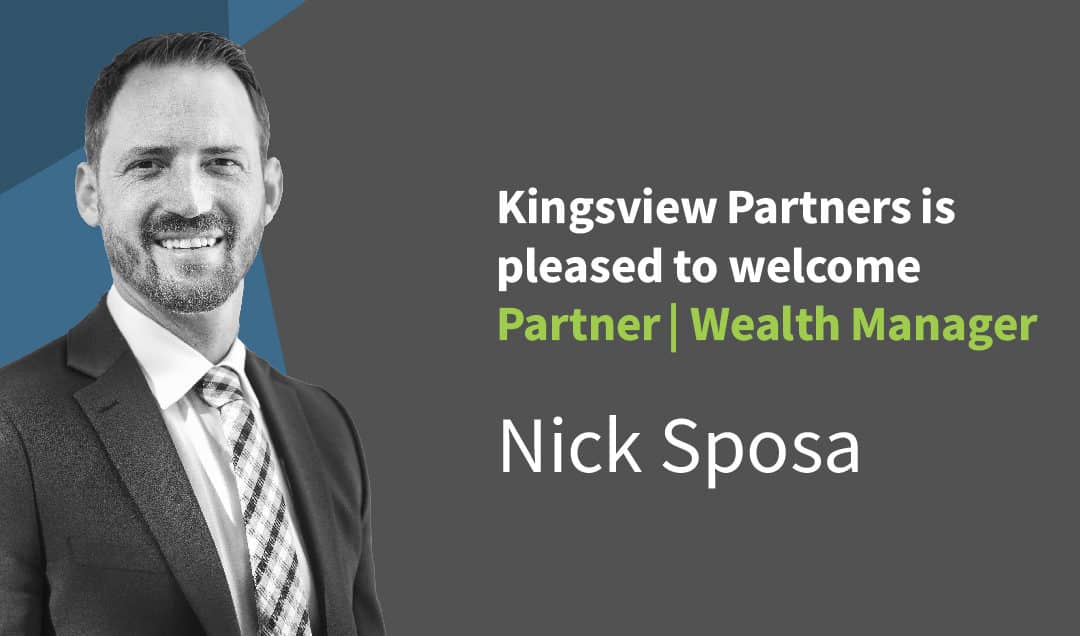 Kingsview Partners Welcomes Partner | Wealth Manager Nick Sposa