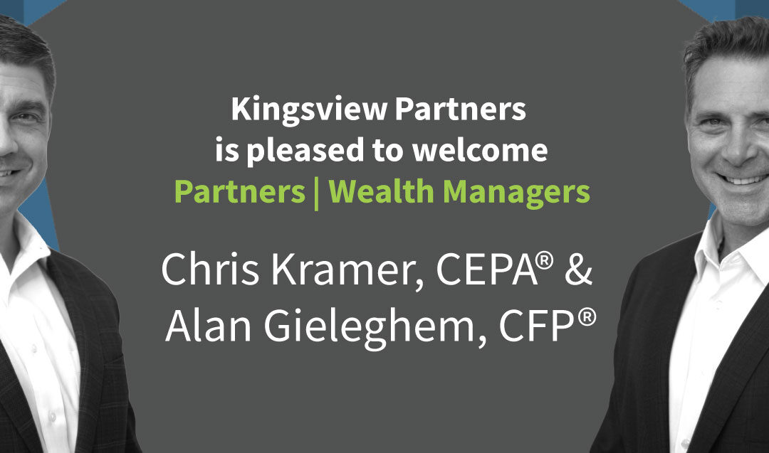Kingsview Partners Welcomes Wealth Managers | Partners Chris Kramer & Alan Gieleghem in Rochester Hills, Michigan